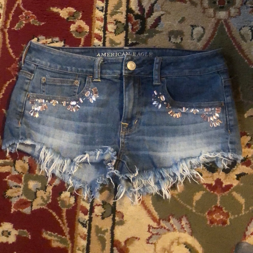American eagle jean shorts